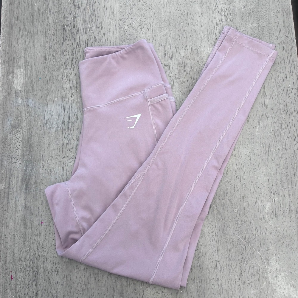 Gymshark Dreamy Leggings Womens Small Dusty Rose Mauve High Waisted Pockets S